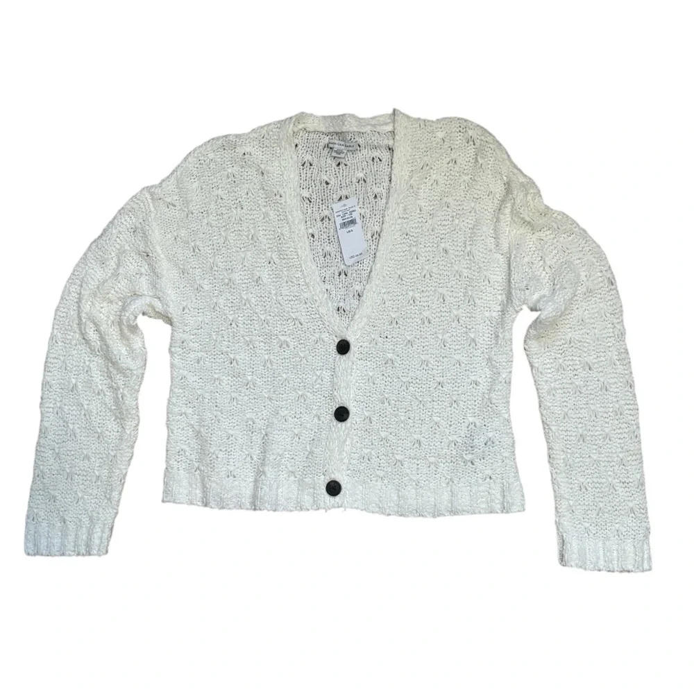 American Eagle Cream Cardigan‎ Sweater - size Small NWT